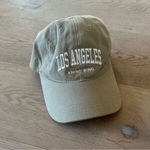 Anine Bing Khaki Green Cap